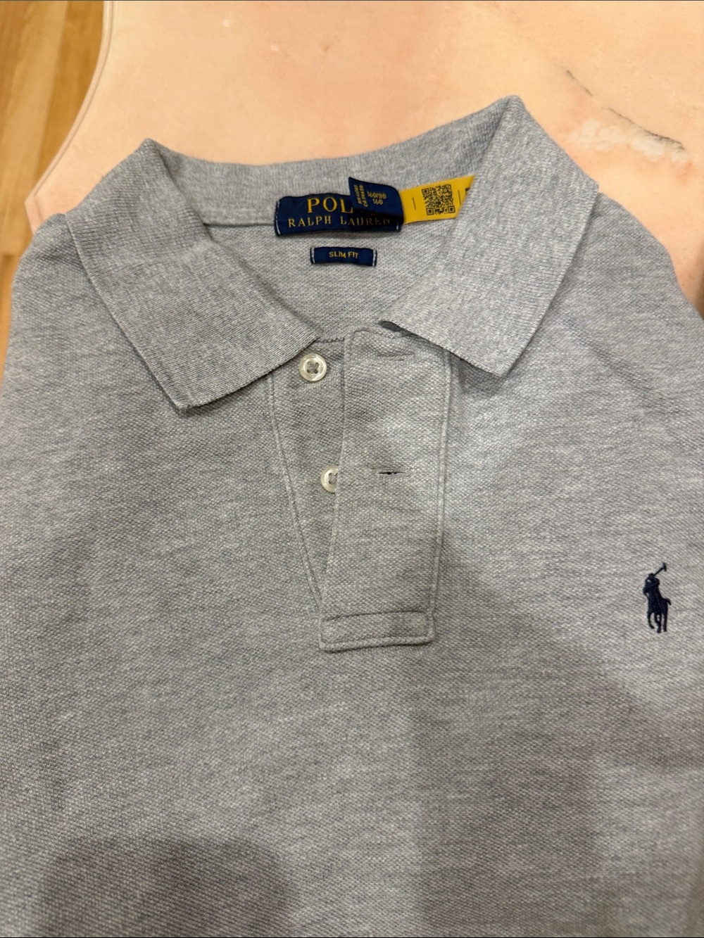Polo by Ralph Lauren Kids Polo Shirt - Gray & Tan Bundle deal (best deal of week